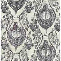 Clarke & Clarke Silverback Gold Wallpaper W0120/02.CAC.0