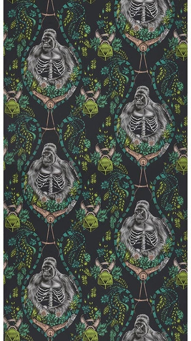 Clarke & Clarke Silverback Charcoal Wallpaper W0120/01.CAC.0