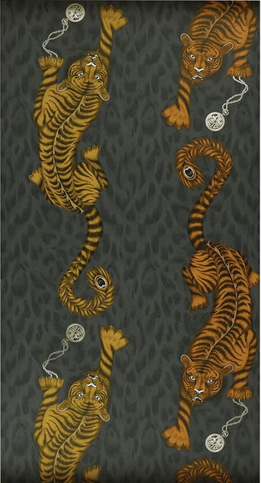Clarke & Clarke Tigris Flame Wallpaper W0105/01.CAC.0