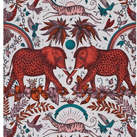 Clarke & Clarke Zambezi Flame Wallpaper W0121/01.CAC.0
