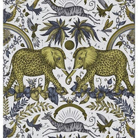 Clarke & Clarke Zambezi Gold Wallpaper W0121/02.CAC.0