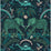Clarke & Clarke Zambezi Teal Wallpaper W0121/06.CAC.0