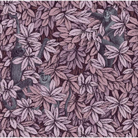 Cole & Son Foglie E Scimmie Blush Wallpaper 123/10048.CS.0