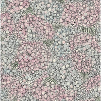 Cole & Son Ortensia Pink & Blue Wallpaper 123/9045.CS.0