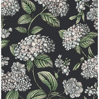 Cole & Son Ramo Di Ortensia Charcoal Wallpaper 123/8038.CS.0