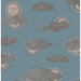 Cole & Son Soli E Nuvole Teal Wallpaper 123/2010.CS.0