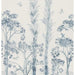 GP & J Baker Tall Trees Printed Panel Delft Blue Fabric BP11057.2.0