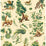 GP & J Baker Gertrude Document Green Wallpaper BW45127.1.0