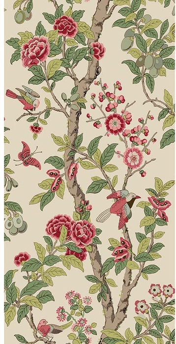 GP & J Baker Eldon Archive Pink Wallpaper BW45129.2.0