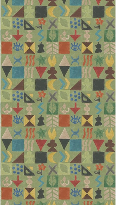 GP & J Baker Potato Print Green Wallpaper BW45139.3.0