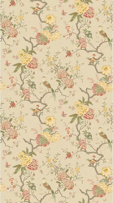 GP & J Baker Oriental Bird Mole Wallpaper BW45128.3.0