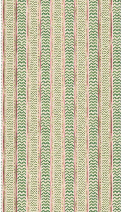 GP & J Baker Wriggle Room Green/Pink Wallpaper BW45140.3.0