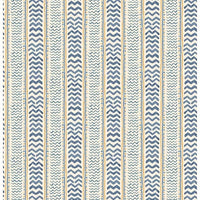 GP & J Baker Wriggle Room Blue/Yellow Wallpaper BW45140.4.0