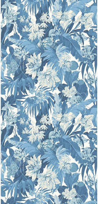 GP & J Baker Tropical Floral Blue Wallpaper BW45132.2.0