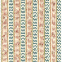 GP & J Baker Wriggle Room Teal/Spice Wallpaper BW45140.5.0