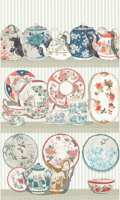 Gaston Y Daniela Tea Time Multi Wallpaper GDW5769.001.0