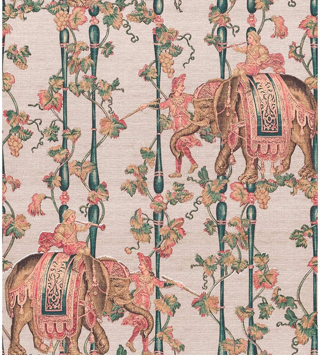Gaston Y Daniela Elefantes Beige Wallpaper GDW5772.001.0
