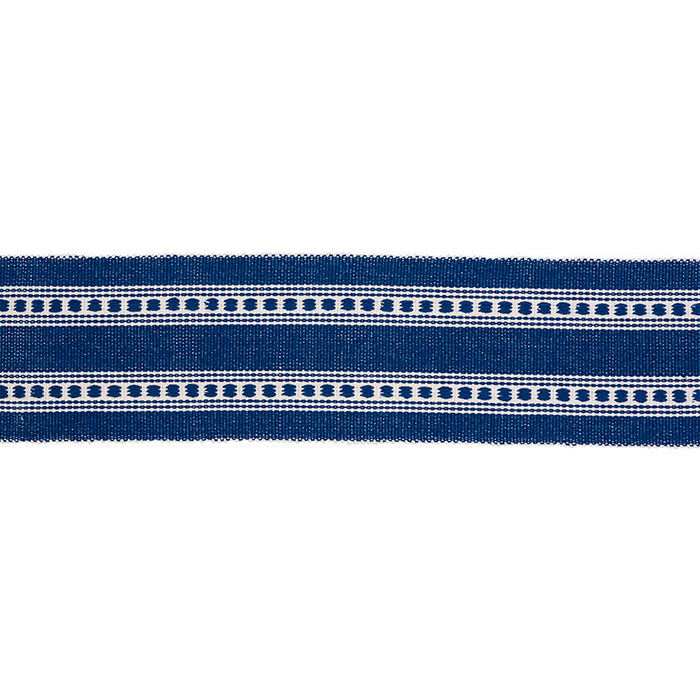 Schumacher Lubeck Tape Navy Trim Sample 79111