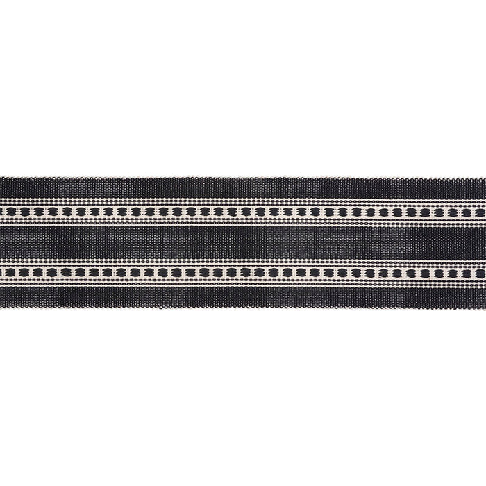 Schumacher Lubeck Tape Charcoal Trim 79113