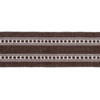 Schumacher Lubeck Tape Brown Trim 79115