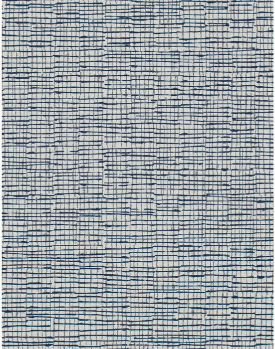 Winfield Thybony Canvas Ink Blue Wallpaper WTN1011.WT.0