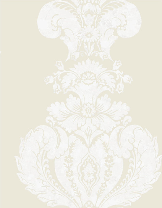 Cole & Son Baudelaire White And Ivory Wallpaper Sample 94/1005.CS.0