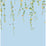 Cole & Son Hummingbirds Flora Blue Wallpaper Sample 124/2011.CS.0