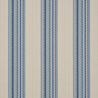 Schumacher Bendita Stripe Indoor/Outdoor Blue Fabric 79153