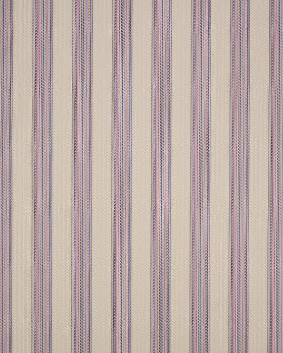 Schumacher Bendita Stripe Indoor/Outdoor Lilac Fabric Sample 79154