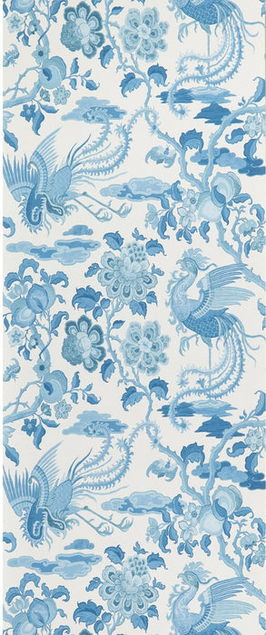 GP & J Baker Chifu Blue Wallpaper Sample BW45087.2.0