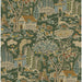 GP & J Baker Home Park Royal Green Wallpaper Sample BW45143.1.0