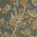 GP & J Baker Hydrangea Bird Charcoal/Sienna Wallpaper Sample BW45091.2.0