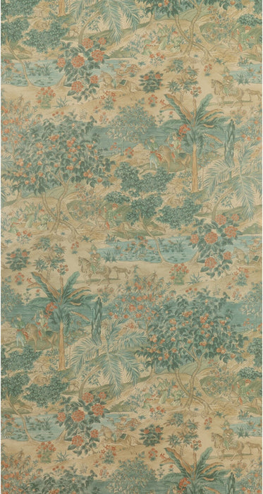 GP & J Baker Ramayana Sage/Multi Wallpaper Sample BW45088.1.0