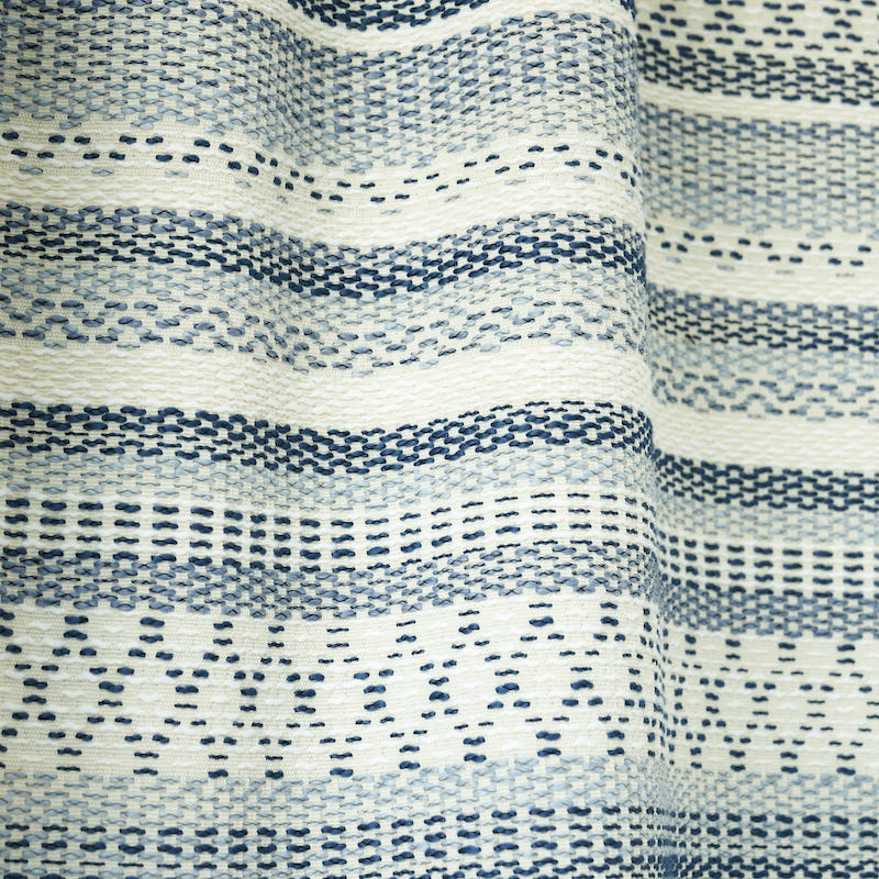 Schumacher Fremont Indoor/Outdoor Blue Fabric Sample 79190