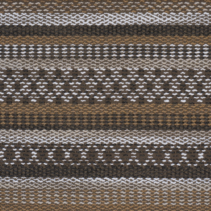 Schumacher Fremont Indoor/Outdoor Brown Fabric Sample 79193