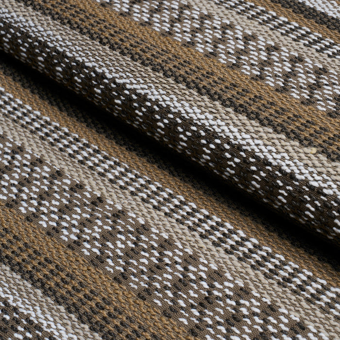 Schumacher Fremont Indoor/Outdoor Brown Fabric Sample 79193