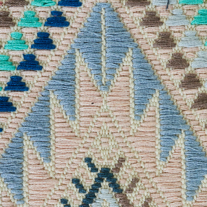 Schumacher Coyolate Hand Woven Brocade Arctic Fabric Sample 79242