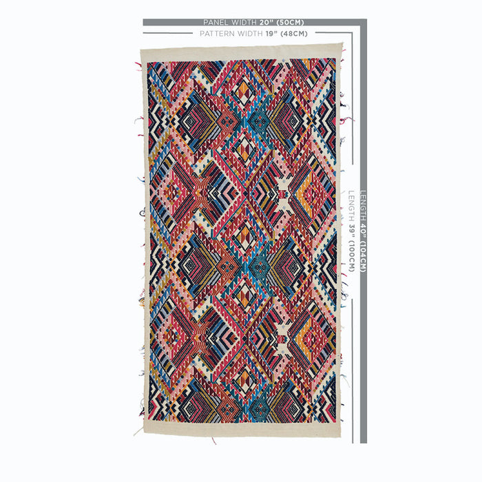 Schumacher Nica Hand Woven Brocade Rosa Fabric Sample 79280