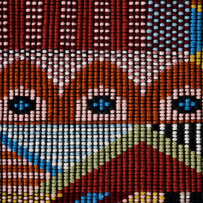 Schumacher Palomar Hand Woven Brocade Multi Fabric Sample 79290