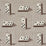 Schumacher Domino Epingle Brown Fabric 79322