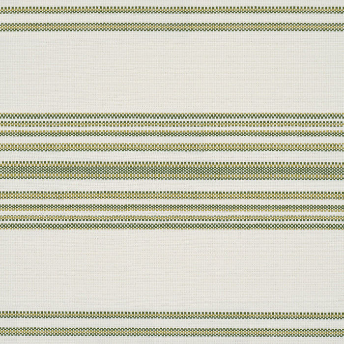 Schumacher Solana Stripe Indoor/Outdoor Green Fabric Sample 79333