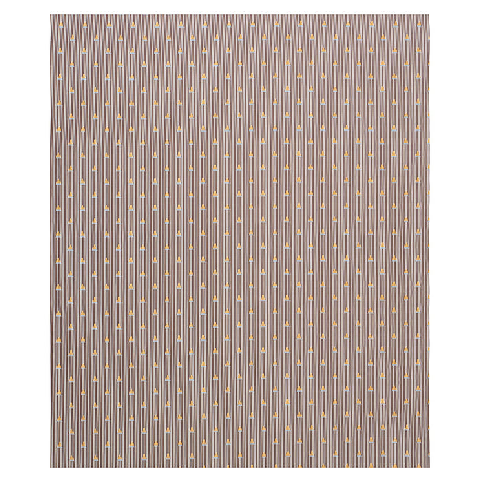 Schumacher Ludus Stripe Brown Fabric 79362