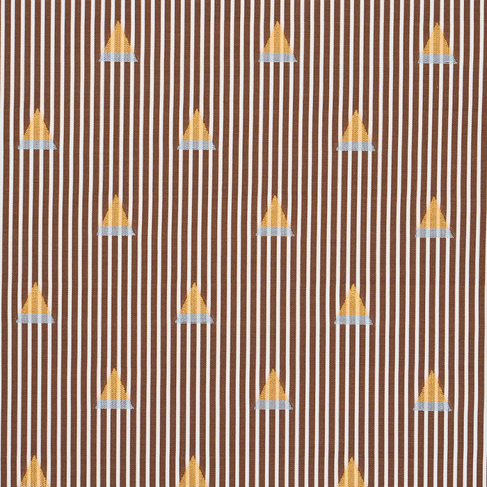 Schumacher Ludus Stripe Brown Fabric 79362