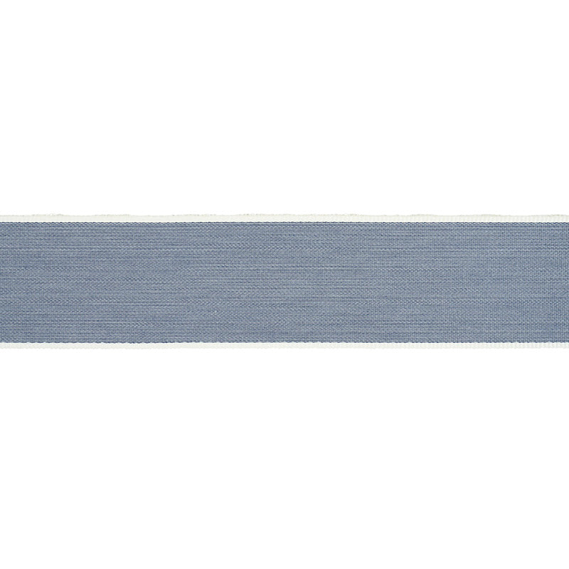 Schumacher Sandpiper Tape Wide Blue Trim Sample 79380