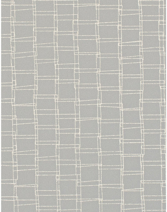 Winfield Thybony Looped Soft Gray Wallpaper WTN1083.WT.0