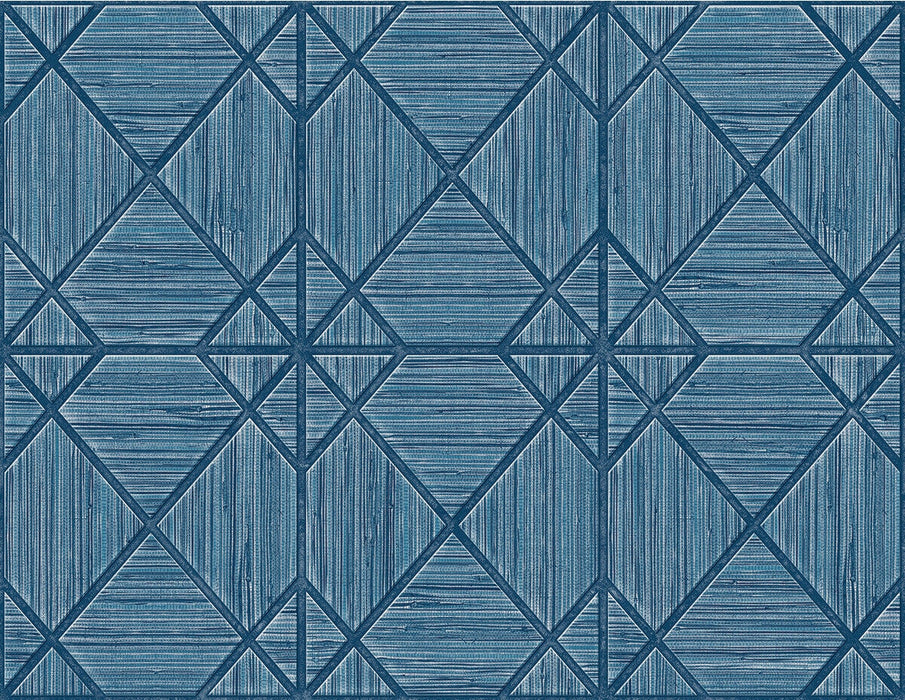 Winfield Thybony Midway Ave Indigo Wallpaper WTK20602.WT.0