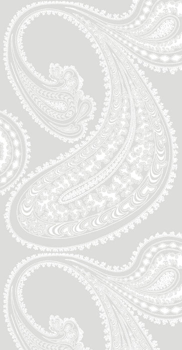 Cole & Son Rajapur White/Lilac Wallpaper Sample 95/2012.CS.0