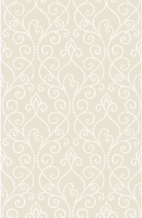 Winfield Thybony Sea Lore Cream Wallpaper WTK21105.WT.0