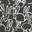 Lee Jofa Modern Hula Sisal Ink Wallpaper Sample GWP-3748.8.0