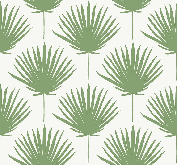Winfield Thybony Shore Front Viridian Wallpaper Sample WTK21214.WT.0